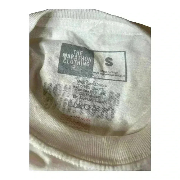 The Marathon Bar Limited Edition White T-Shirt, small, NWT - Picture 4 of 6